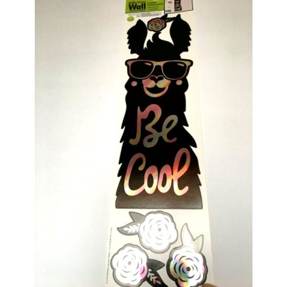 *3/$15* "Be Cool" Llama Wall Art Decals/Stickers - Picture 2 of 3